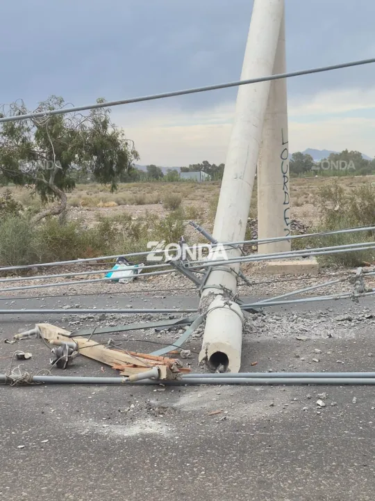 choque anchipurac camion postes de alta tension 