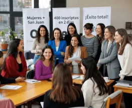 Récord de inscriptas: el programa Mujeres + cerró en 48 horas