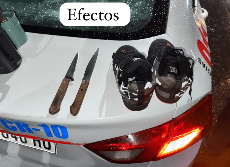 Detuvieron a dos hombres tras ser vistos sobre techos de viviendas en Capital