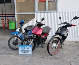 Tres motocicletas fueron recuperadas en procedimientos realizados en Rawson y Pocito