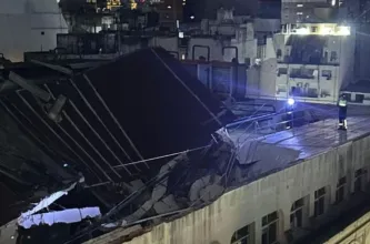 Un derrumbe en una obra sobre Lugones dejó dos operarios rescatados en Núñez