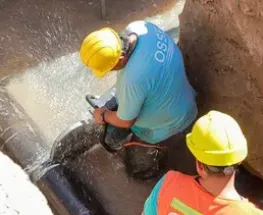 Obras Sanitarias prevé baja presión de agua en sectores de Rivadavia por una ampliación de red