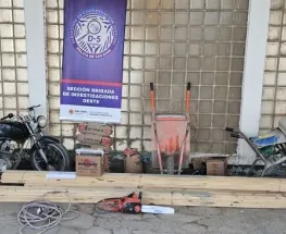 Un operativo policial permitió recuperar bienes robados y detener a dos sospechosos en Ullum