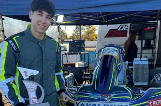 Mateo Reinoso logró un sólido segundo puesto en la tercera fecha del karting mendocino