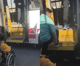 Denuncian fallas en la rampa de un colectivo de la RedTulum