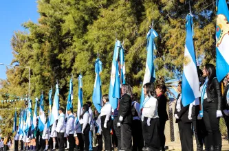 Jáchal recordó la Revolución de Mayo con un acto en La Otra Banda