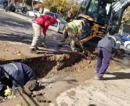 OSSE inicia obras cloacales en Santa Lucía y restringe la circulación por diez días