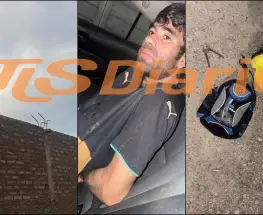 Persecución en Ruta 40: abandonaron una columna de hierro y detuvieron a uno de los sospechosos