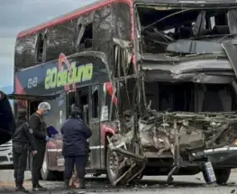 Siguen las pericias por el choque entre un ómnibus y un camión en la Ruta 34