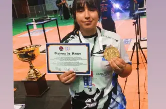 Una sanjuanina de 17 años busca apoyo para viajar al Sudamericano de lucha de brazos