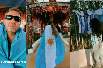 Fieles llevaron pedidos por Argentina al santuario de la Difunta Correa