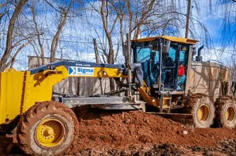 Proyecto Los Azules colaboró con la recuperación vial en Calingasta tras el temporal