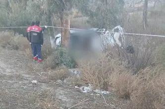 Dos personas murieron tras el vuelco de una camioneta en un desagüe sobre Ruta 20