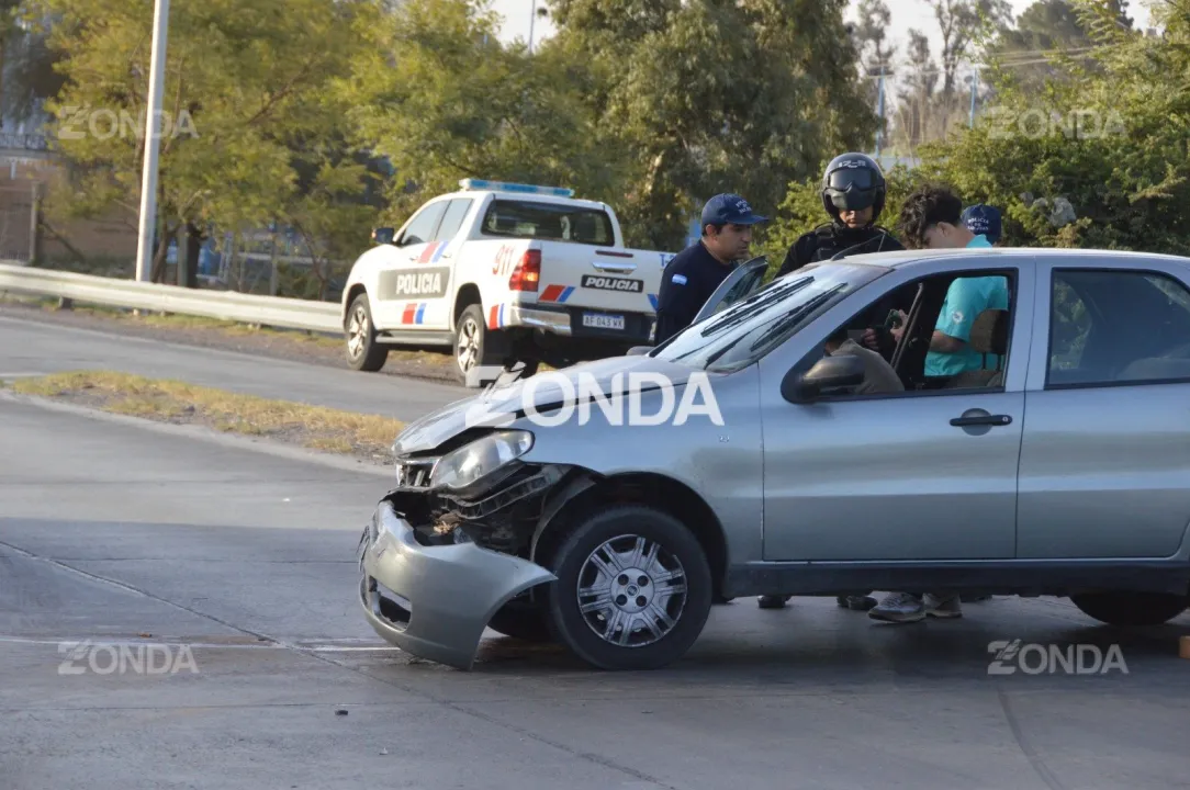 Choque en plena Circunvalación