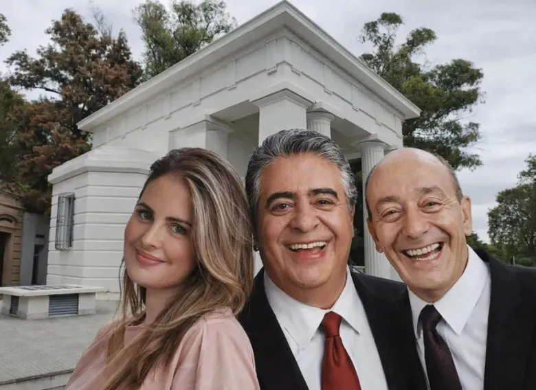 El panteón de Chacarita donde descansan Silvina Luna, Alberto Olmedo y Jorge Porcel