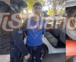 Detuvieron a un joven tras intentar huir con una rueda en Barrio Los Andes