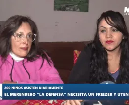 Merendero "La Defensa": Alimentan a chicos y abuelos en Rivadavia y piden ayuda para continuar