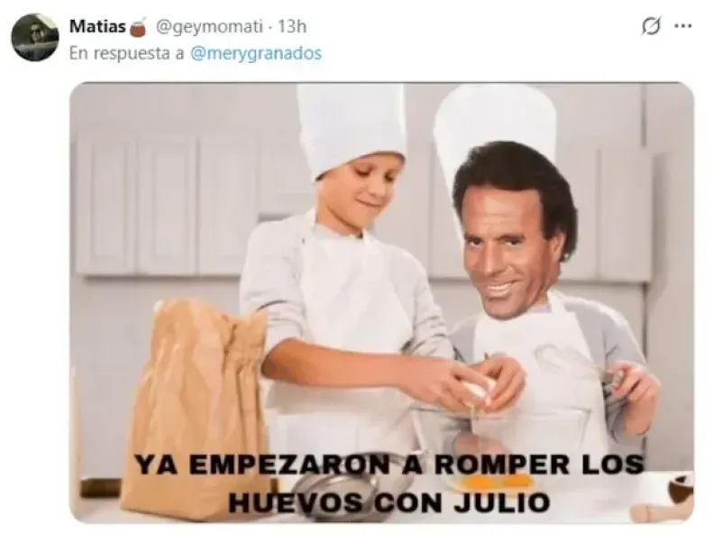 Los memes de Julio Iglesias vuelven a dominar internet con el inicio de julio - Imagen