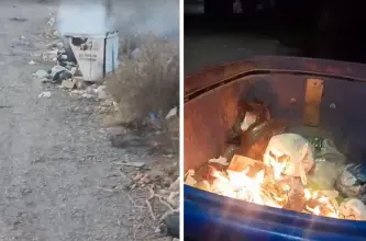 Dos contenedores de basura fueron incendiados en menos de 12 horas en Rawson