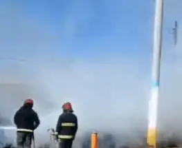 Bomberos y policías controlaron un incendio en un cañaveral de Capital