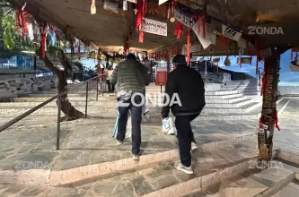 La Difunta Correa reunió a fieles e hinchas en la previa del partido de Argentina