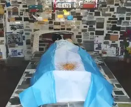 La Difunta Correa recibió una fuerte afluencia de visitantes en la previa de la final mundialista