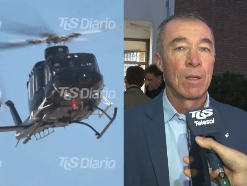 Helicóptero accidentado en Ischigualasto