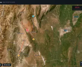 Mirá el mapa interactivo de dónde ocurrió la tragedia aérea
