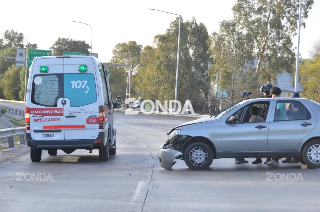 Choque en plena Circunvalación