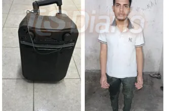 Detuvieron a un joven tras el robo de un parlante en un salón de eventos