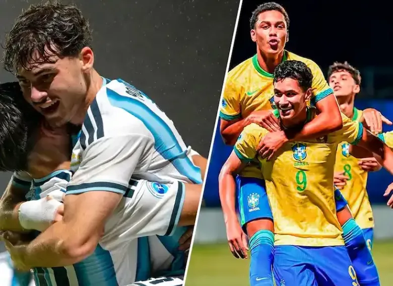 Sudamericano Sub 17: Argentina y Brasil se cruzan en un partido clave del Grupo B