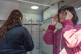 El operativo oftalmológico para chicos seguirá cinco días más en el CIC de Manantial