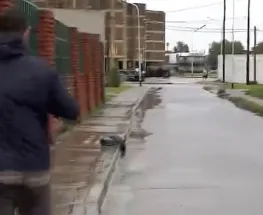 Robo a un equipo de A24 durante una transmisión en Dock Sud