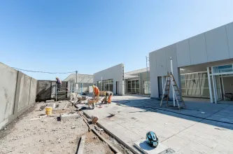 Hospital de Angaco entra en su etapa final y el CARF de Rawson irá a ampliación