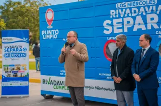 Rivadavia puso en marcha un plan para separar residuos secos