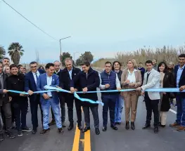 Orrego habilitó la repavimentación de calle Divisoria y confirmó más asfaltos en el departamento