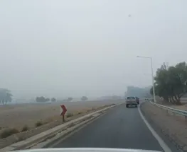 Hielo y niebla complican varias rutas de San Juan: cuáles son las zonas afectadas