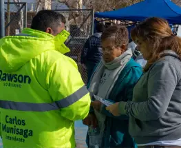 Rawson reforzó su presencia barrial con un nuevo operativo en Sierra Morada