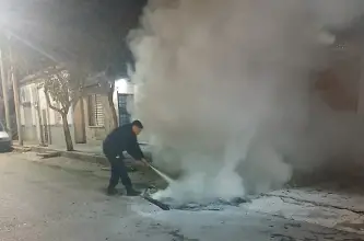Se incendió un contenedor de residuos en Capital y la Justicia abrió una investigación