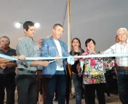 Inauguran una nueva plaza en Rivadavia 