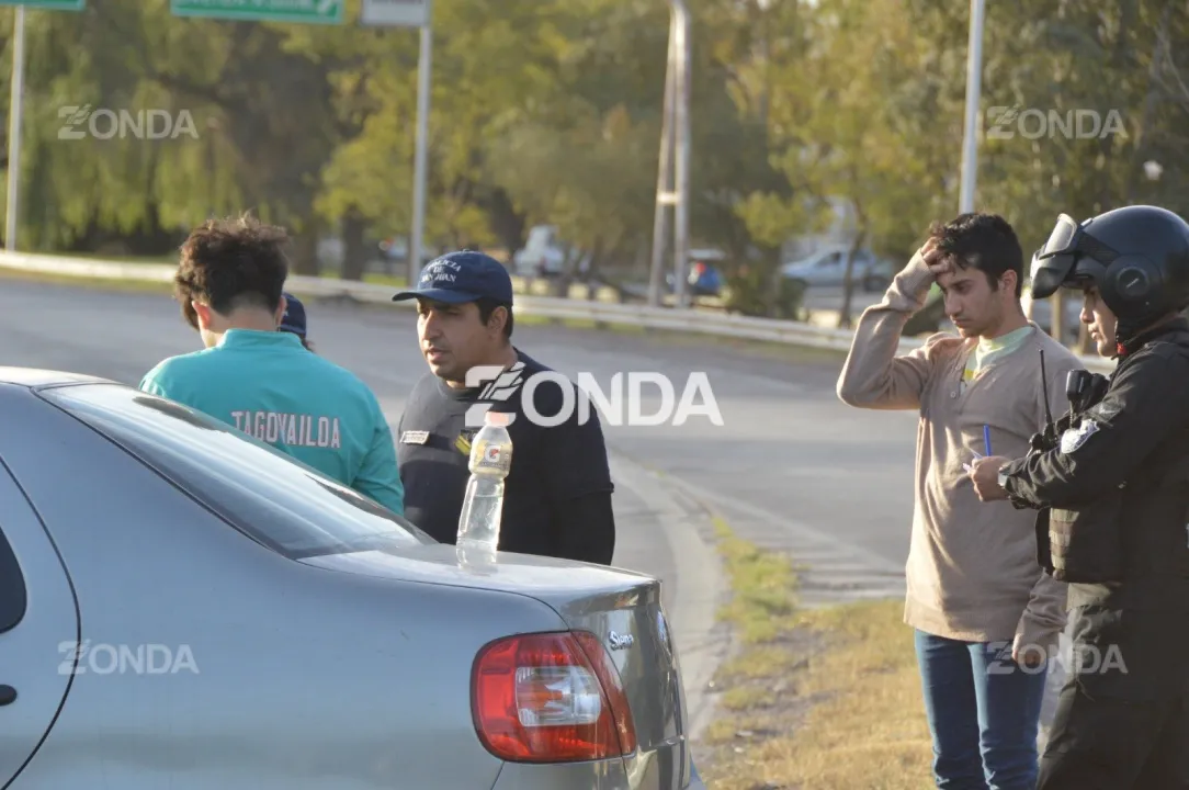 Choque en plena Circunvalación