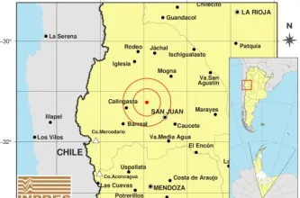 Fuerte temblor sacudió la siesta sanjuanina