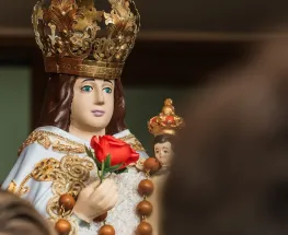 La Virgen de Andacollo de Chile ya está en Rawson en un hecho histórico y sin precedentes