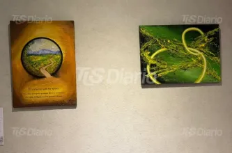 Una exposición de arte local reúne obras de alumnos y artistas en Rawson