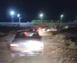 Un choque en el acceso a Albardón obligó a cortar la Ruta 40