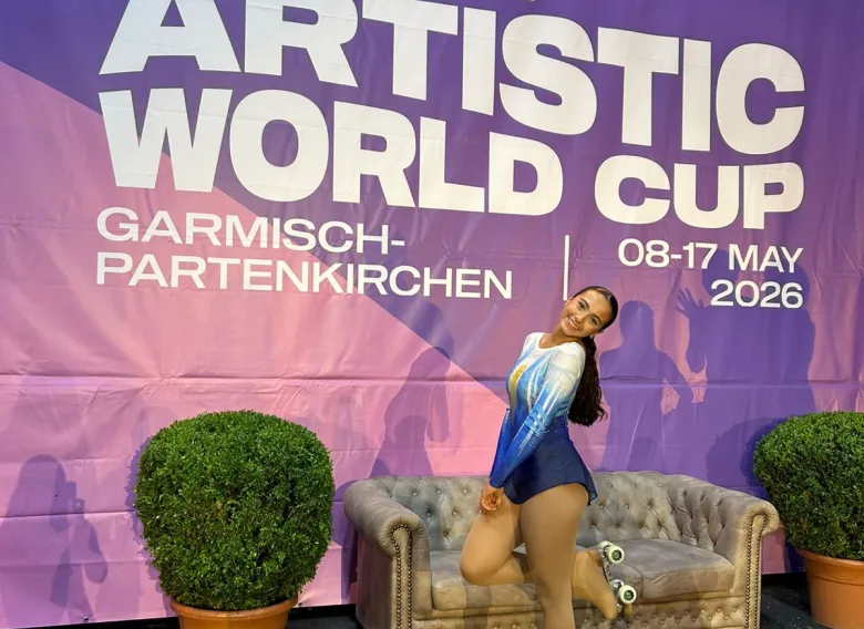 Joaquina De La Torre avanzó en Alemania y sigue en la Copa del Mundo de patinaje artístico