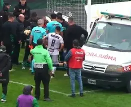San Martín iba arriba ante Nueva Chicago, pero el duelo quedó suspendido por un hecho en la tribuna