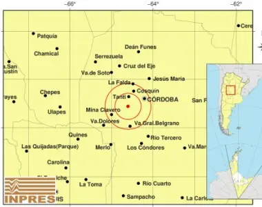 Nuevo sismo en Córdoba: se registró durante la madrugada de este martes