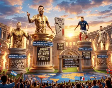 No solo buscan la Copa: Messi y Mbappé también pelean por ser el máximo goleador