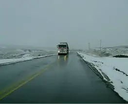 Vialidad Nacional mantiene habilitadas las rutas de San Juan, pero advierte por hielo y niebla